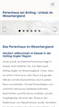 Mobile Screenshot of ferienhaus-am-solling.de
